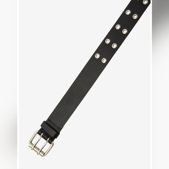 Hot Topic Faux Leather Grommet Belt - Picture 2 of 3